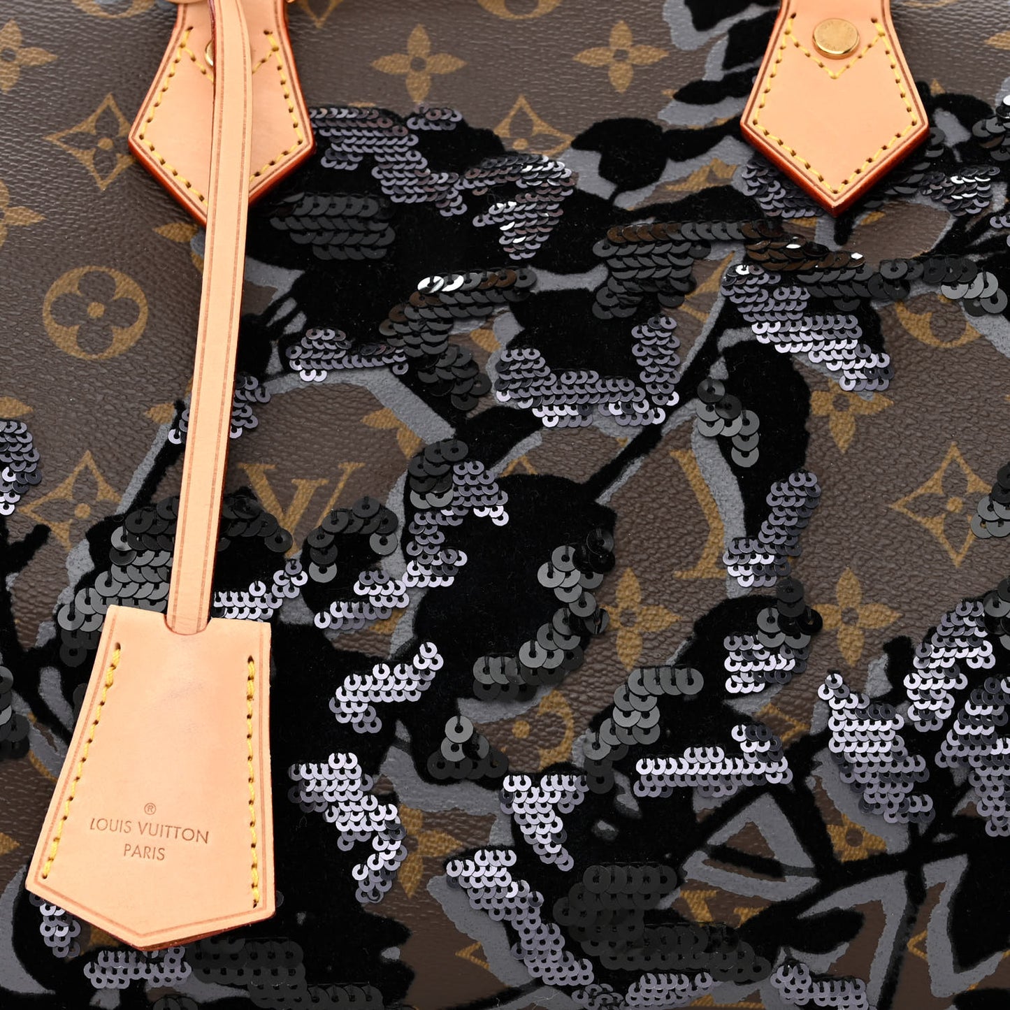 Monogram Fleur De Jais Sequins Speedy 30