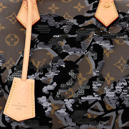 Louis Vuitton Monogram Fleur De Jais Sequins Speedy 30 8 of 10