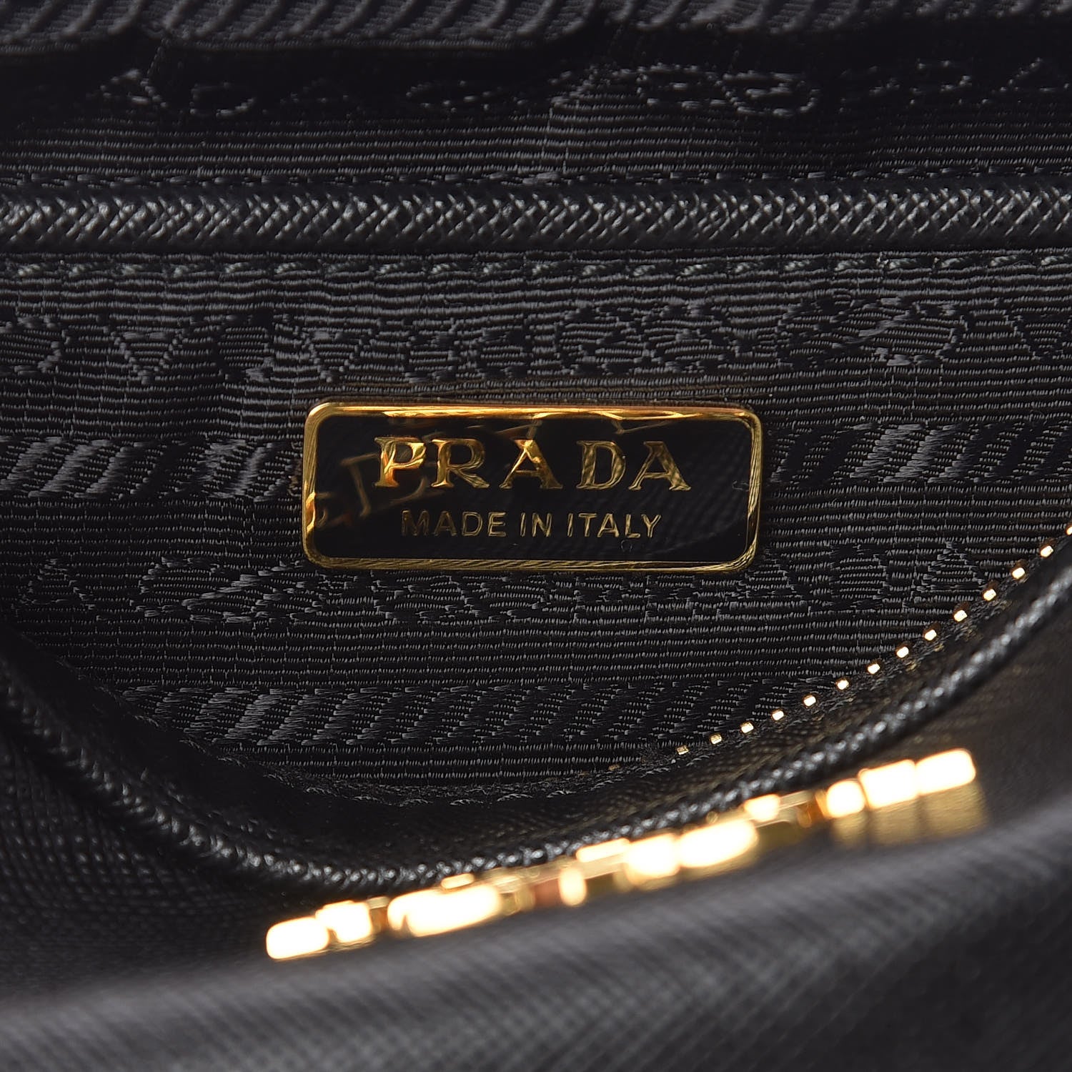 Prada Saffiano Mini Camera Crossbody Bag Black 9 of 11