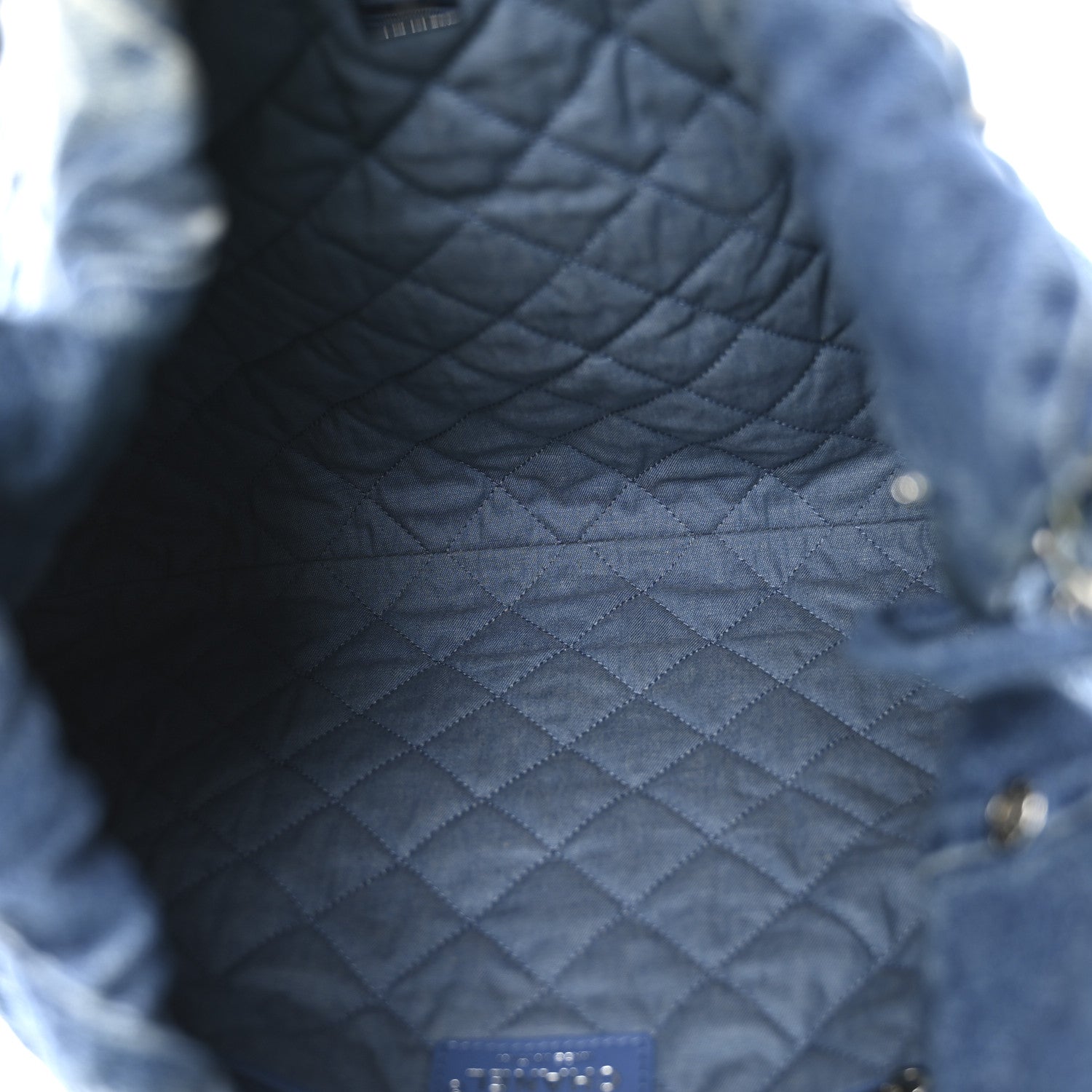 Chanel Denim Quilted Chanel 22 Blue 6 of 11