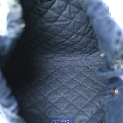Chanel Denim Quilted Chanel 22 Blue 6 of 11