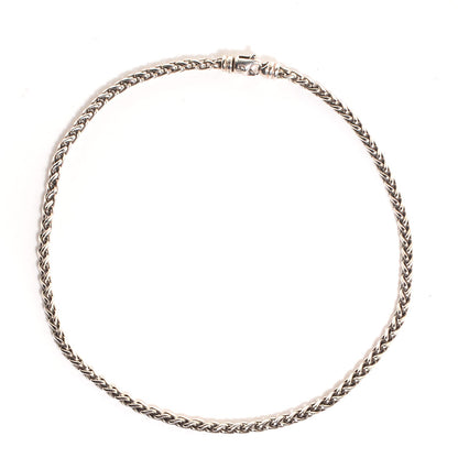 David Yurman Sterling Silver 4mm Wheat Chain Necklace 1 of 6
