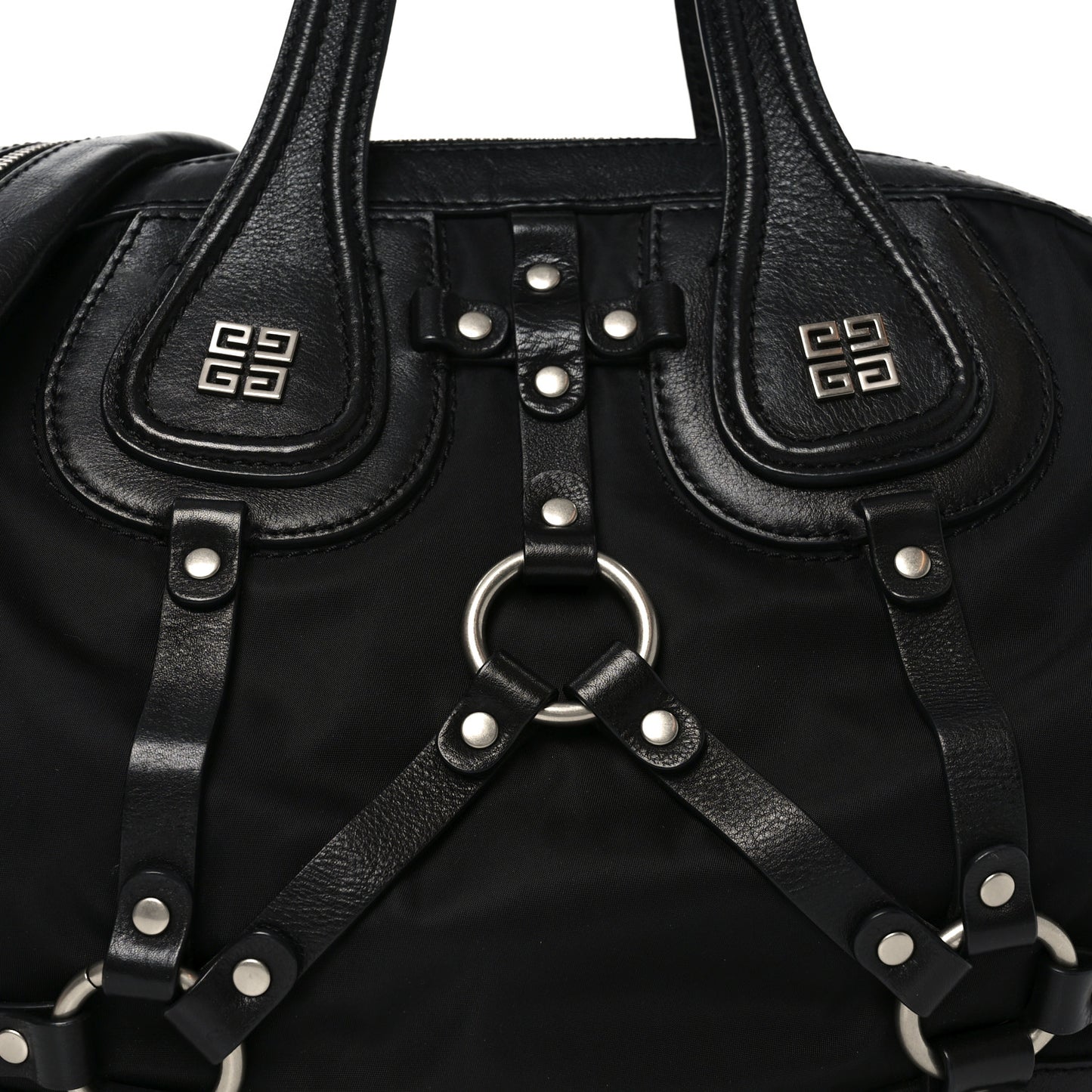 Nylon Calfskin Medium Harness Nightingale Black