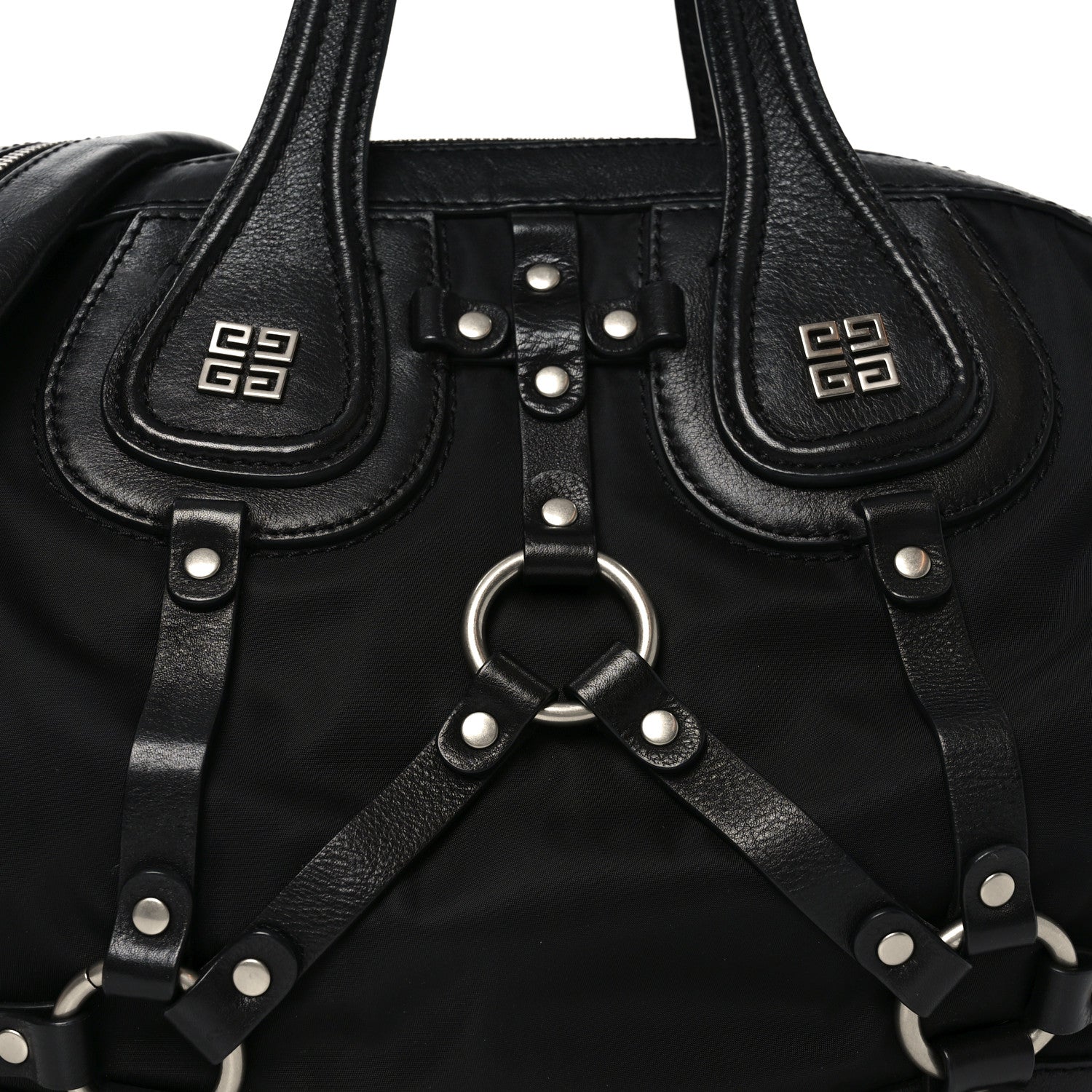 Givenchy Nylon Calfskin Medium Harness Nightingale Black 7 of 9