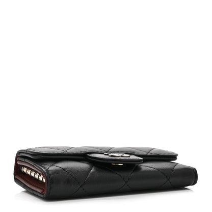 Chanel Lambskin Quilted 6 Key Holder Black 4 of 10