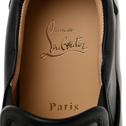 Christian Louboutin Calfskin Masteraltissima Flat Sneakers 37 Black 6 of 11