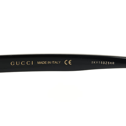 Gucci Crystal Square Frame GG Sunglasses GG0418S Black 5 of 8