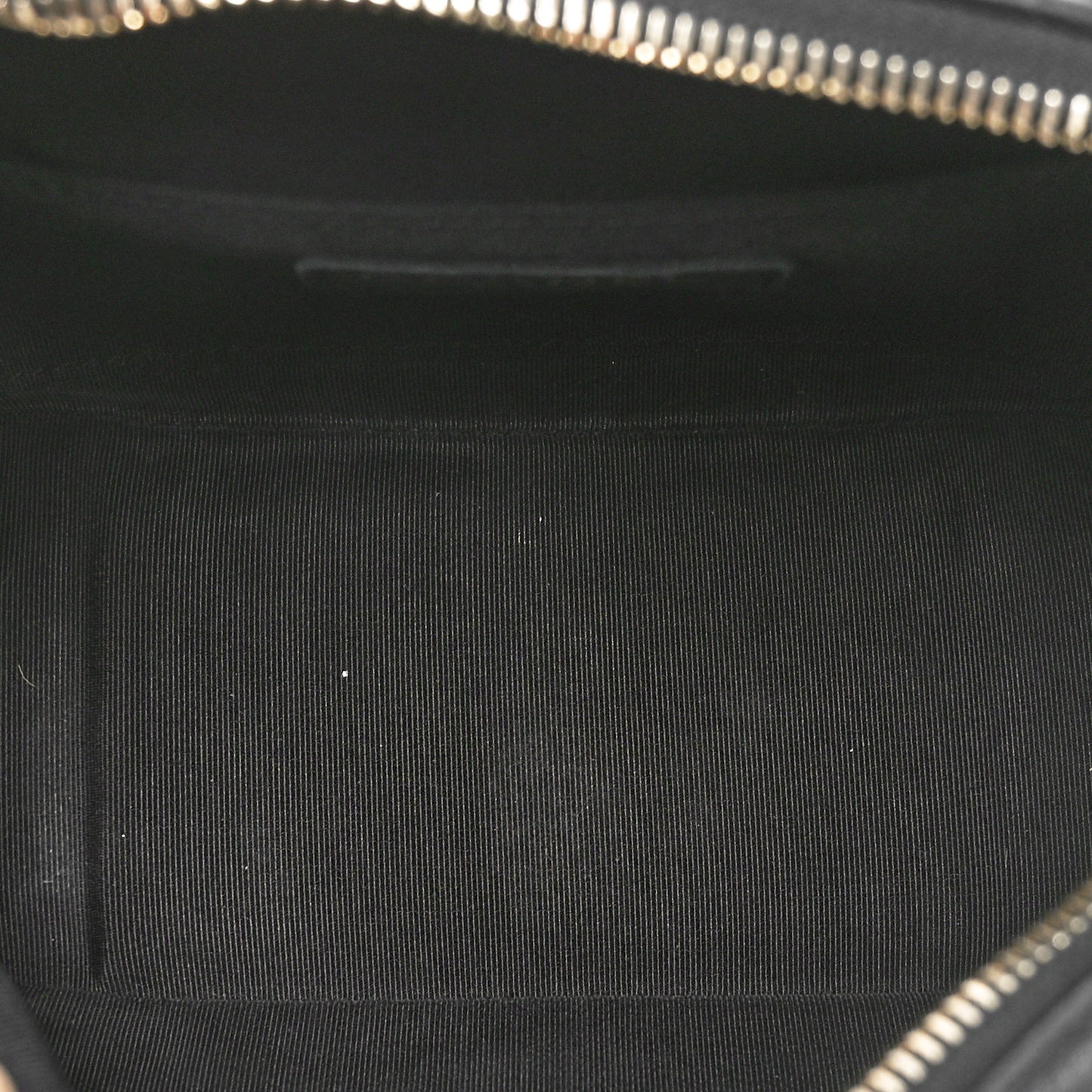 Lambskin Quilted Studded Quilted Vanity Case With Chain Black