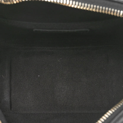 Chanel Lambskin Quilted Studded Quilted Vanity Case With Chain Black 5 of 10