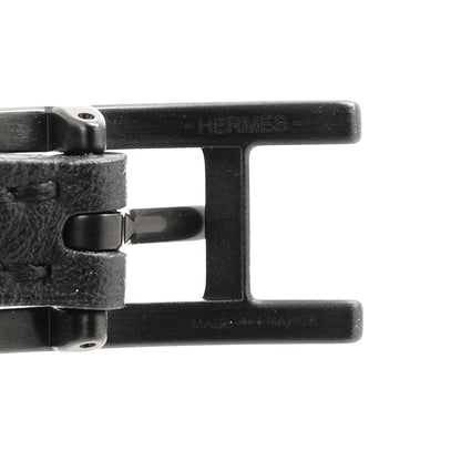 Hermes Epsom Swift Behapi Double Tour Bracelet T6 Black 4 of 5