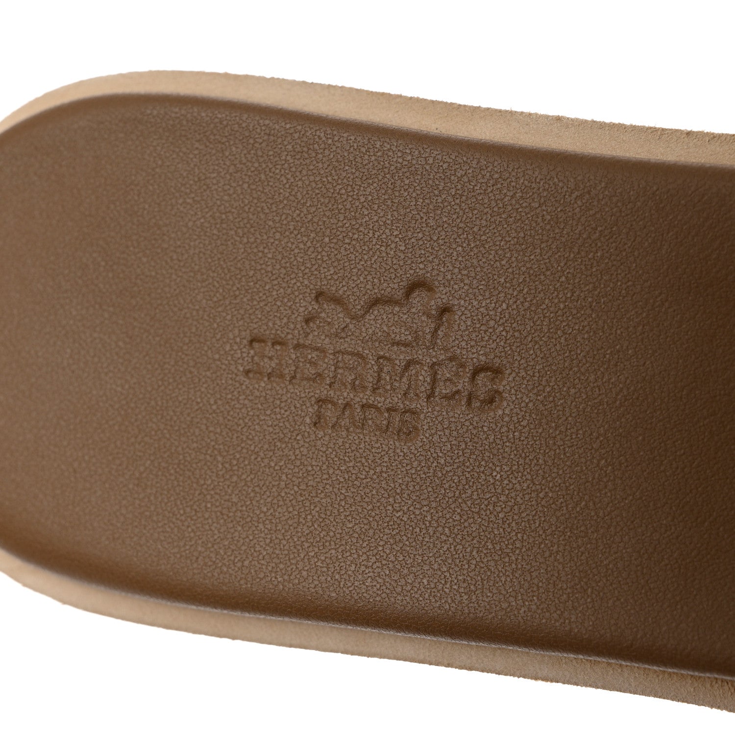 Hermes Calfskin Cork Eze 30 Sandals 38 Marron Glaise 7 of 9