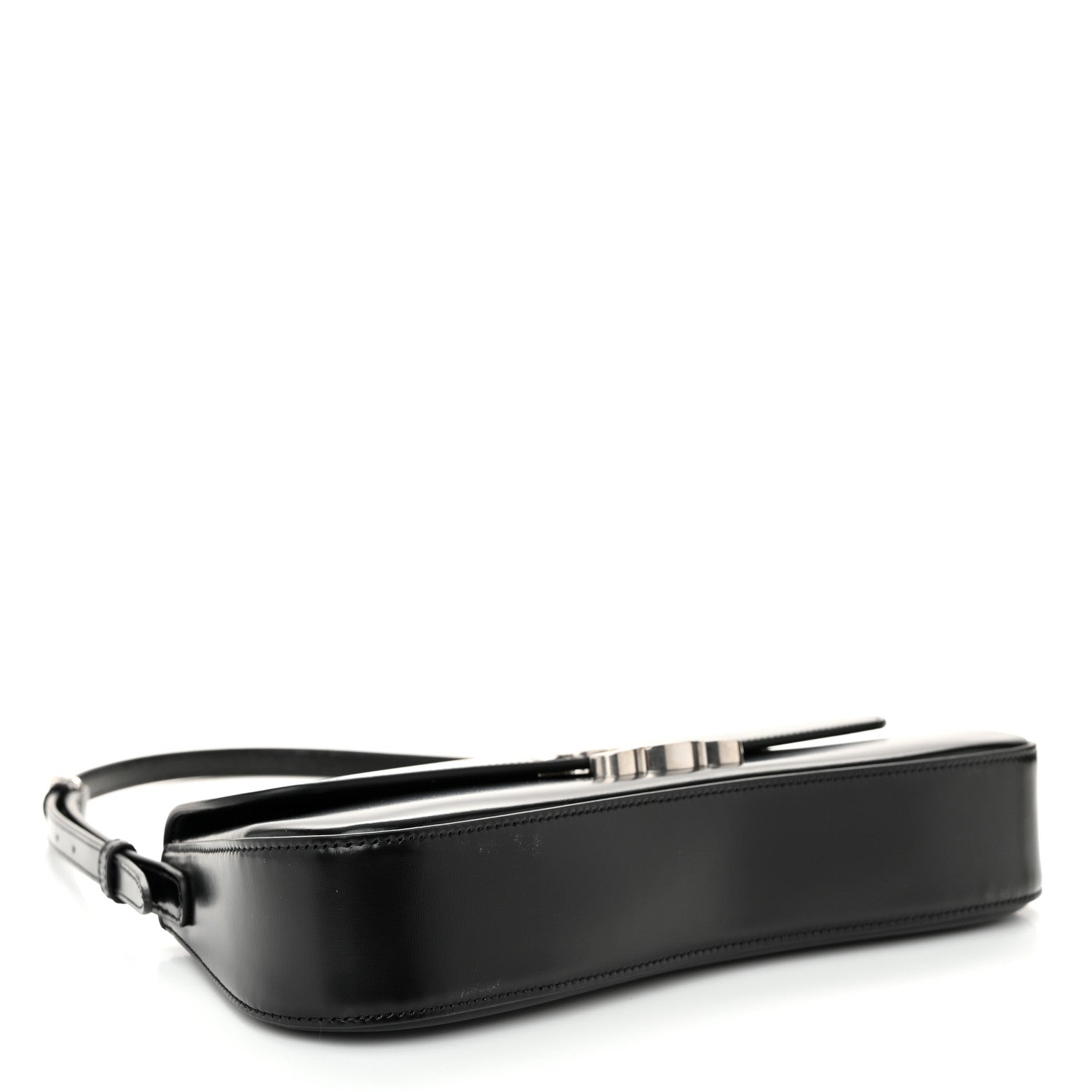 Celine Shiny Calfskin Medium Lola Bag Black 4 of 9