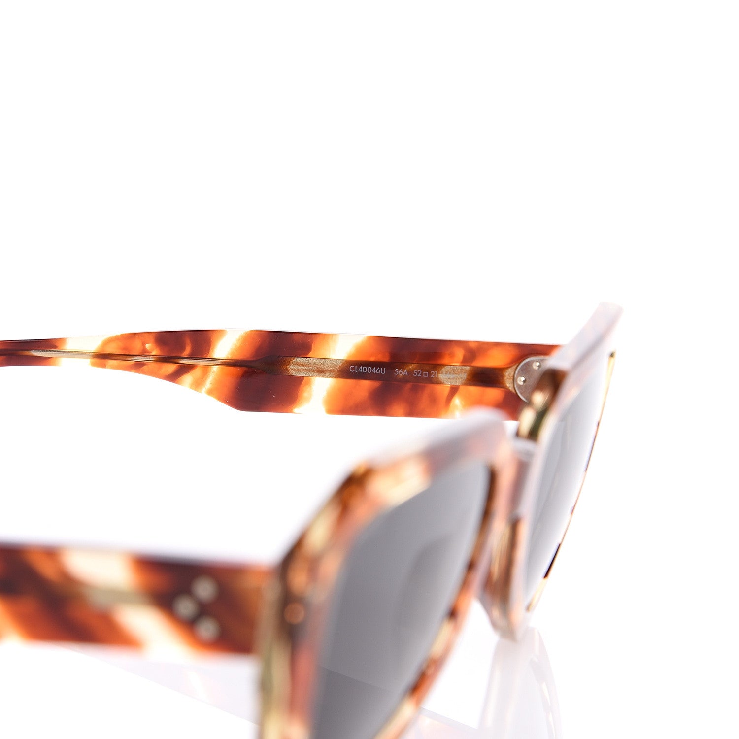 Celine Acetate Sunglasses CL40046U Havana 5 of 7