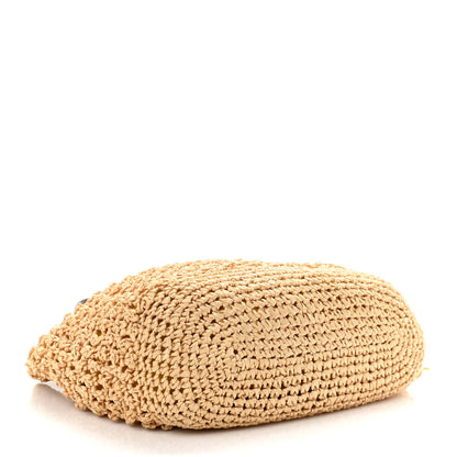 Fendi Raffia Calfskin Tote 4 of 12