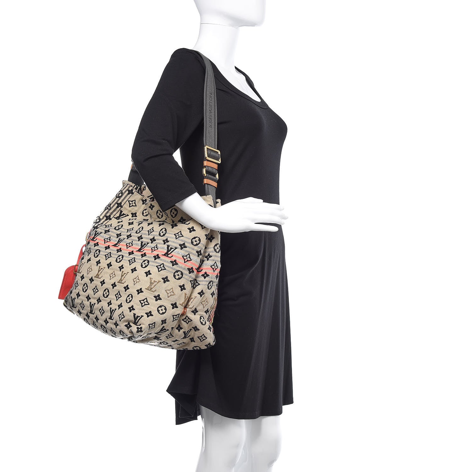 Louis Vuitton Monogram Cheche Bohemian Rouge 2 of 22