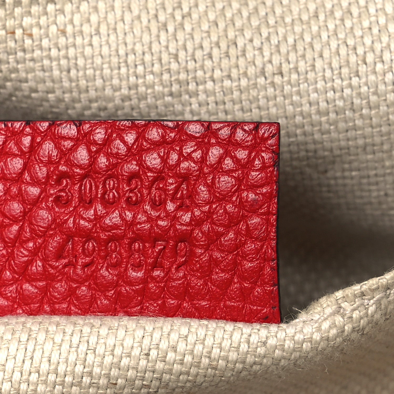 Gucci Pebbled Calfskin Small Soho Disco Bag Vibrant Red 7 of 11