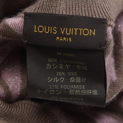 Louis Vuitton Cashmere Silk Shawl Beret Hat Set 12 of 13