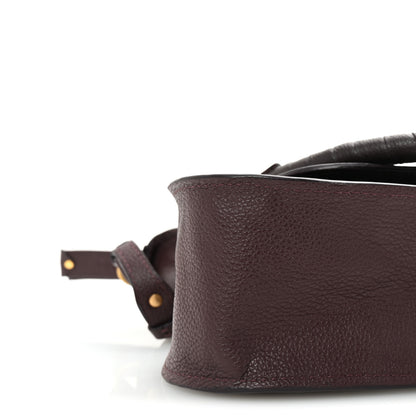 Chloe Calfskin Small Marcie Satchel Deep Violine 8 of 9