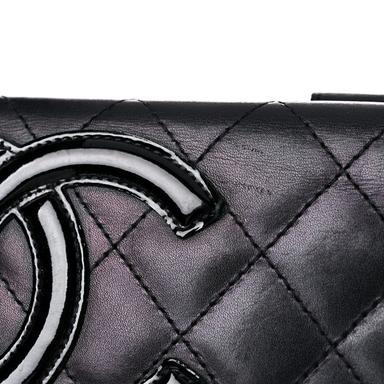 Chanel Calfskin Quilted Cambon Long Double Wallet Black 29 of 29