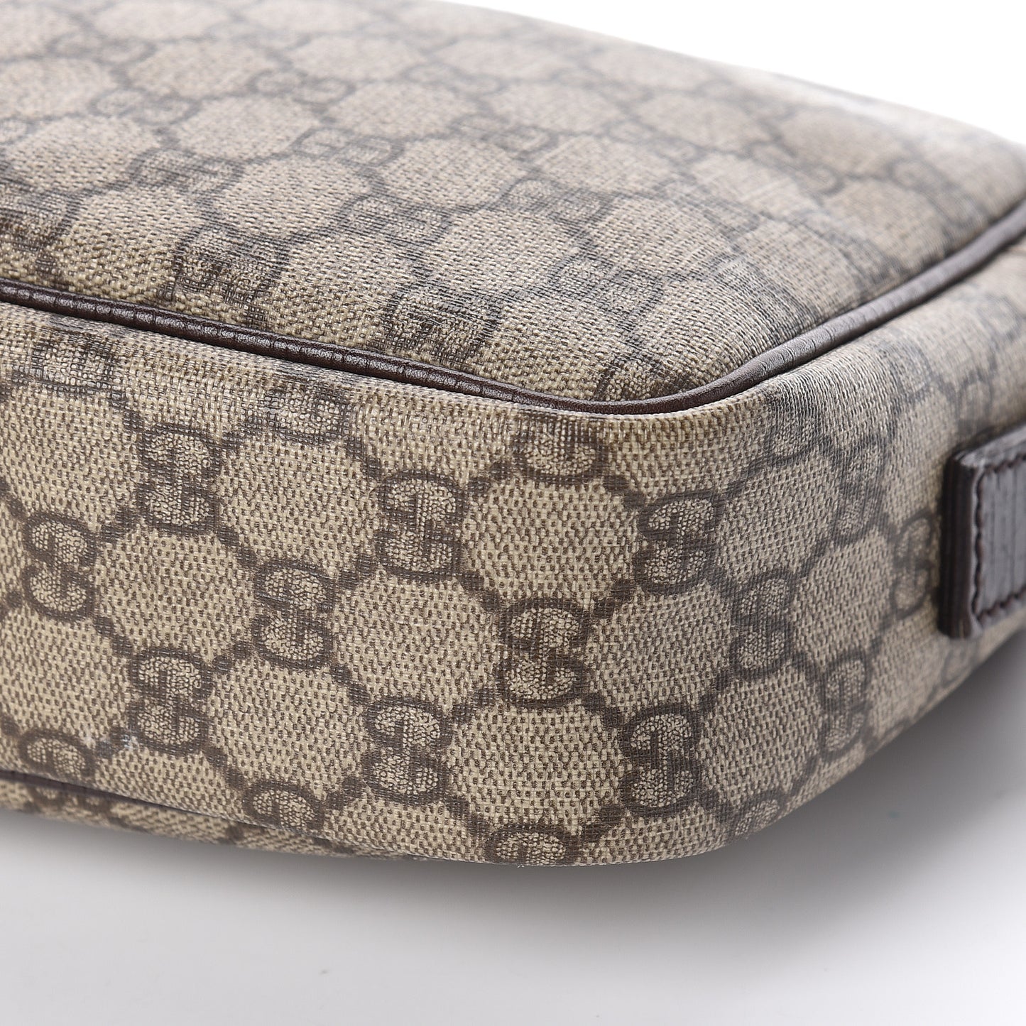 GG Plus Monogram Shoulder Bag Dark Brown