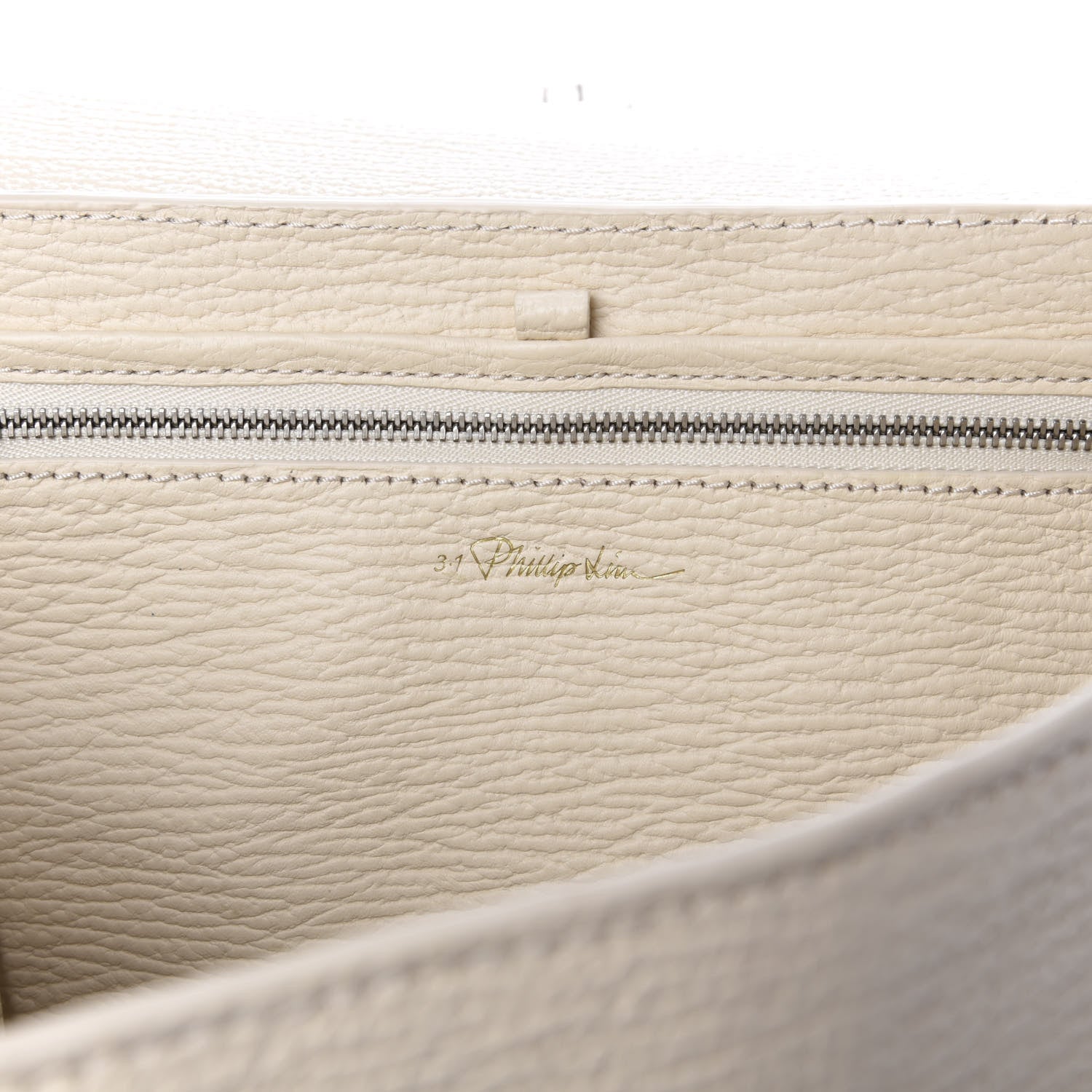 3.1 Phillip Lim 3.1 Textured Calfskin Medium Pashli Satchel Milk 7 of 11