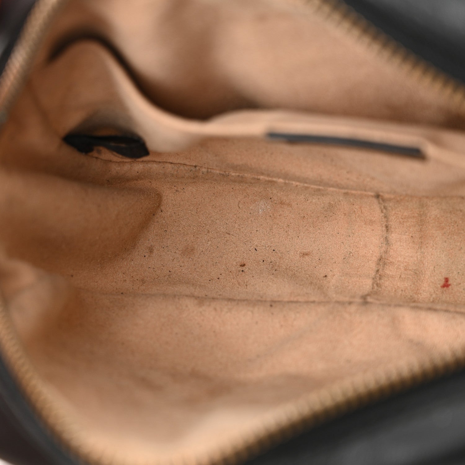 Gucci Calfskin Matelasse Mini GG Marmont Chain Shoulder Bag Black 12 of 18