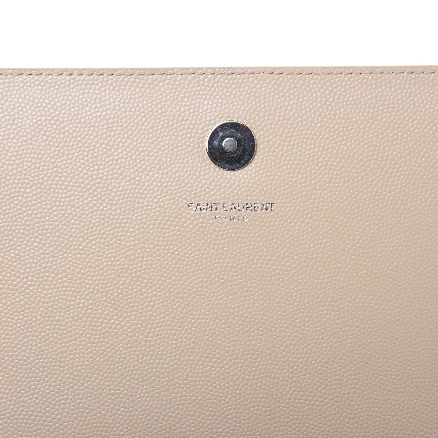 Grain De Poudre Classic Kate Monogram Clutch Nude Powder