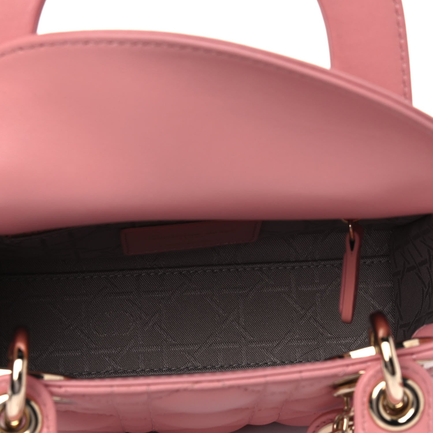 Christian Dior Lambskin Cannage Mini Lady Dior Pink 4 of 4