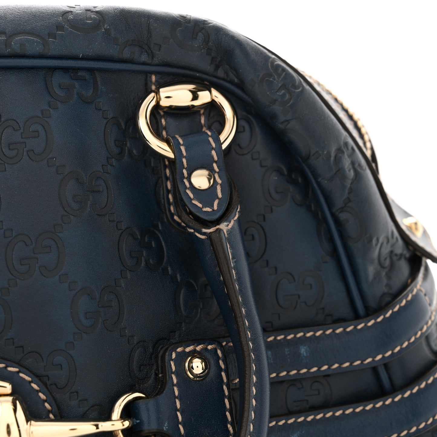 Guccissima Large Wave Boston Blue