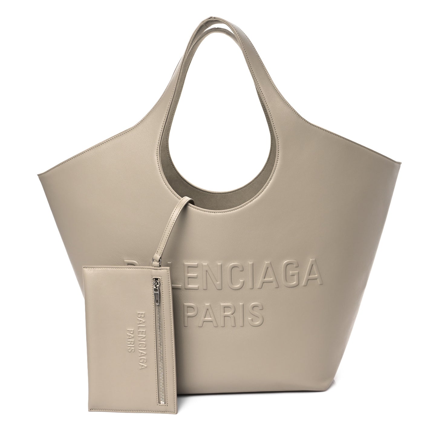 Smooth Calfskin Mary Kate Tote Taupe