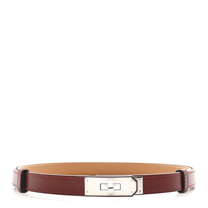 Hermes Hunter Calfskin Kelly Belt Rouge H 1 of 4