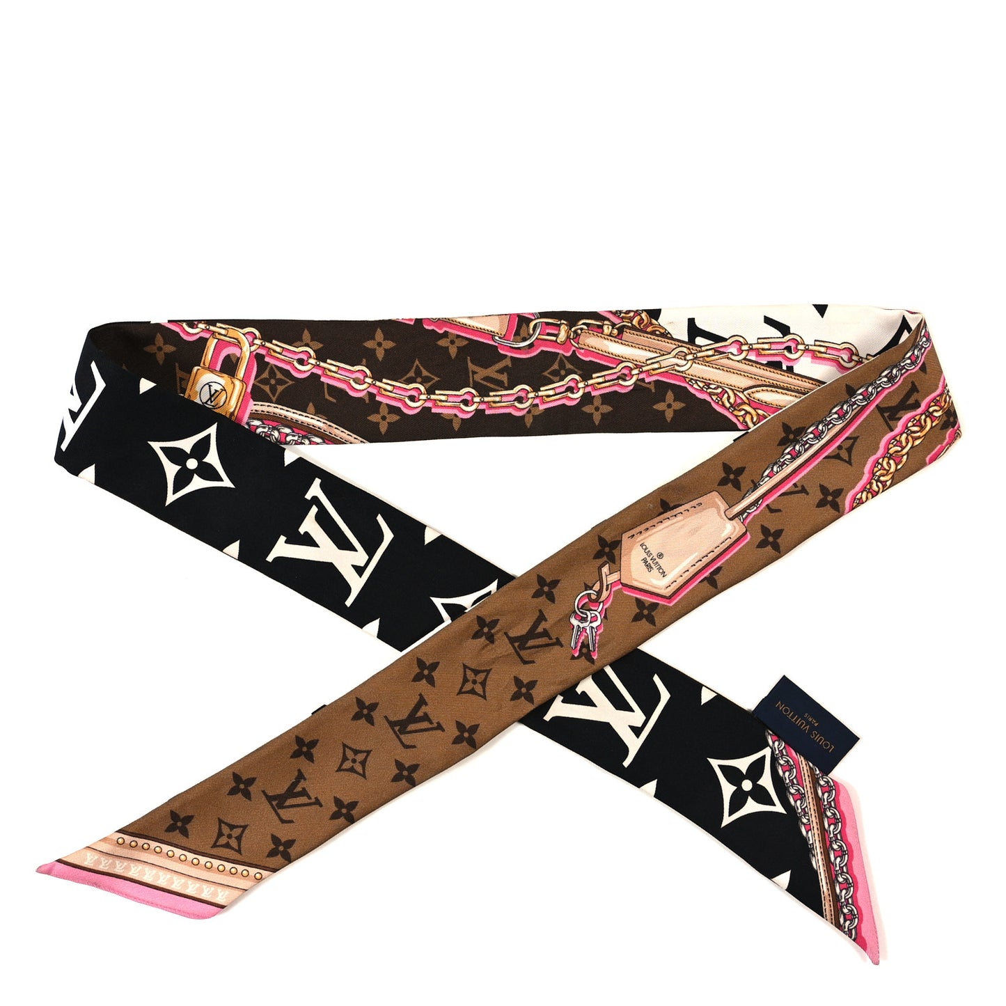 Silk Ultimate Monogram BB Bandeau Black