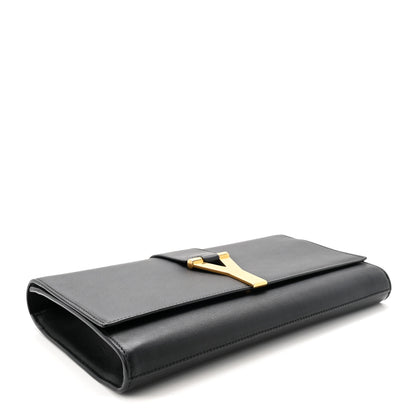 Saint Laurent Calfskin Classic Y Ligne Clutch Black 4 of 7
