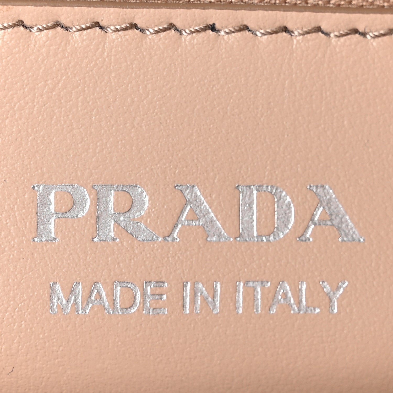 Prada Soft Calfskin Impunture Diagramme Large Chain Flap Shoulder Bag Cipria 6 of 9