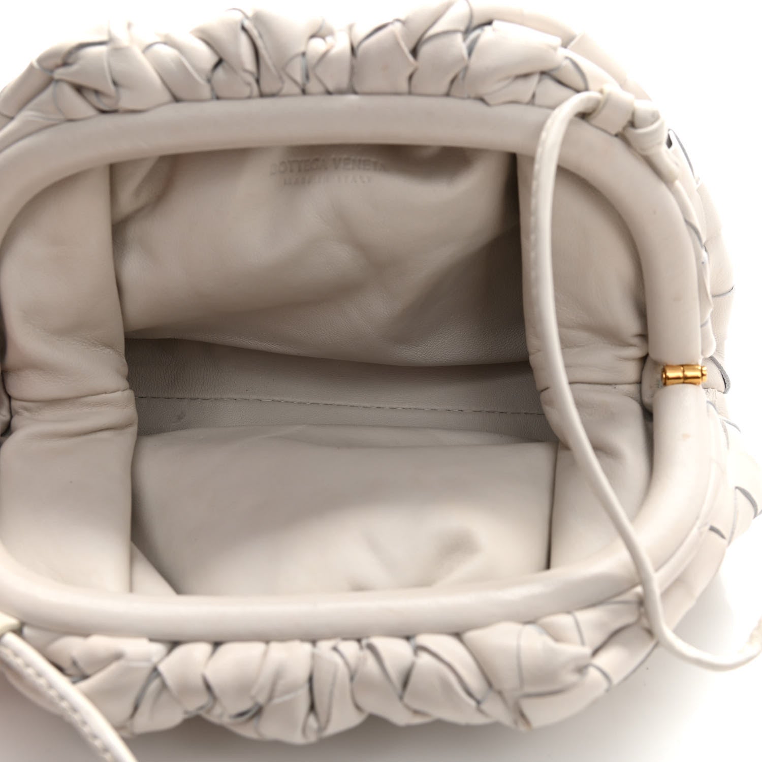 Bottega Veneta Nappa Intrecciato The Mini Pouch Chalk 5 of 11