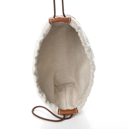 Hermes Canvas Barenia Fourbi 20 PM Pouch Naturel Fauve 5 of 8