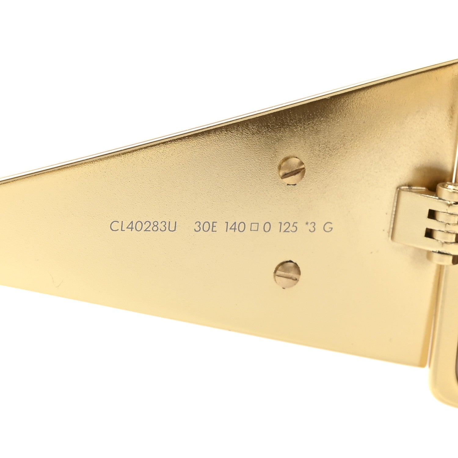 Celine Metal Triomphe Sunglasses CL40283U Gold 6 of 7