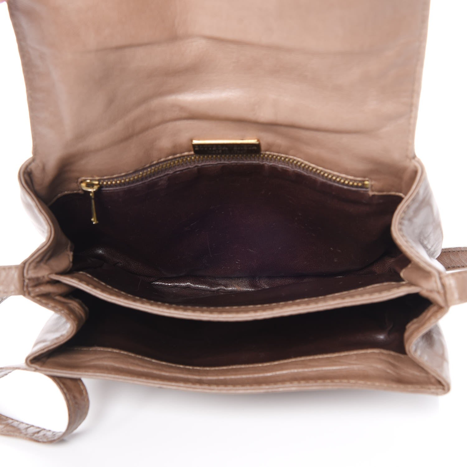 Bottega Veneta BOTTEGA VENETA Nappa Intrecciato Flap Shoulder Bag Bag Old Petra 5 of 19