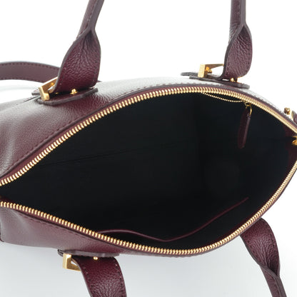 Alexander McQueen Grained Calfskin Small Legend Satchel Bordeaux 5 of 7