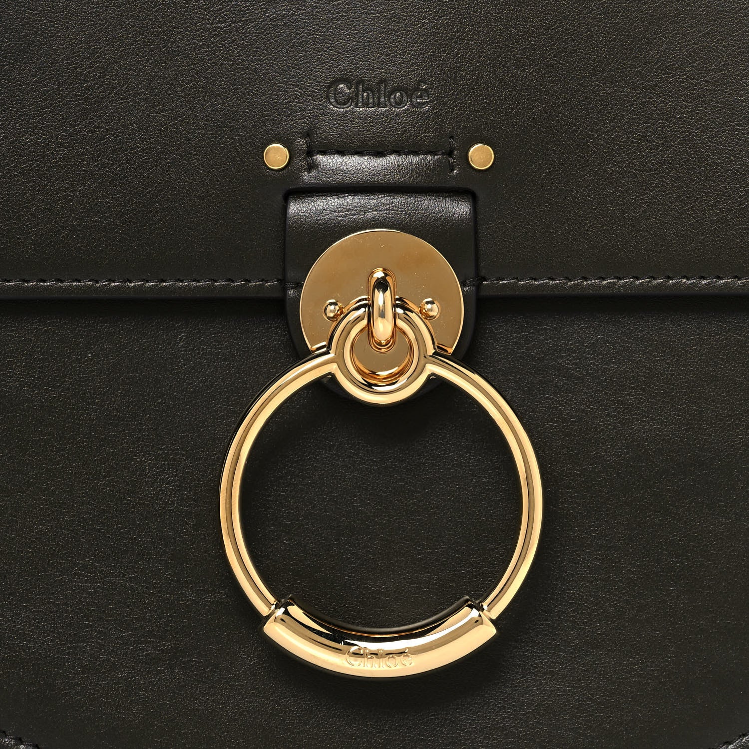 Chloe Calfskin Large Tess Deep Forest 8 of 15