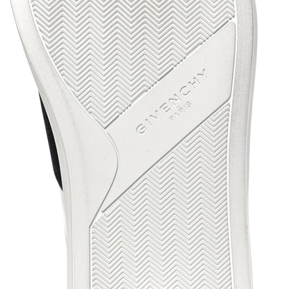 Givenchy Calfskin Band Logo Womens Urban Street Sneakers 38.5 White Black 7 of 10