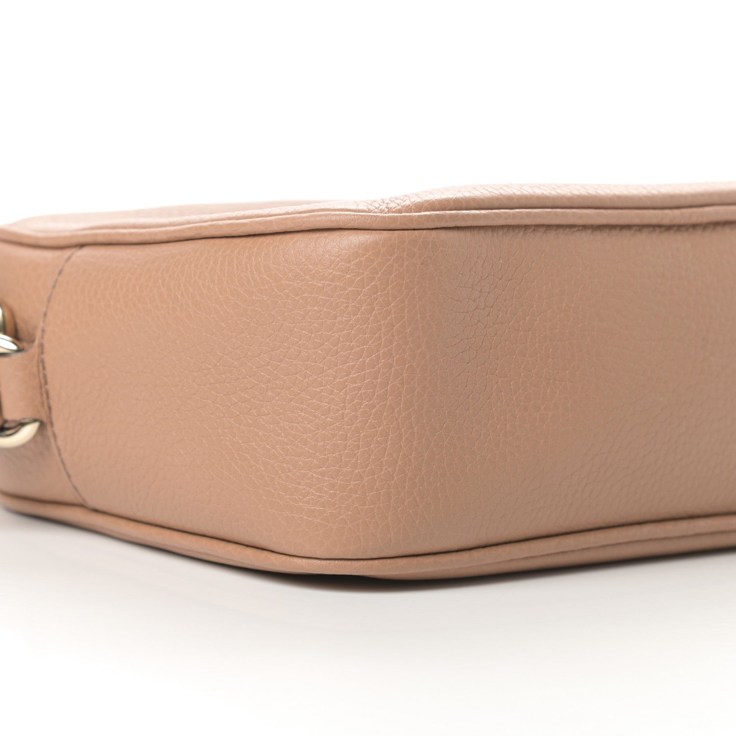 Gucci Pebbled Calfskin Small Soho Disco Bag Camelia 9 of 11