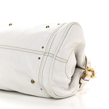 Chloe Calfskin Medium Paddington Satchel White 9 of 16