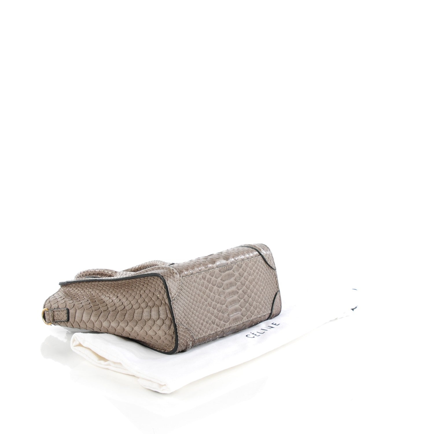 Celine Python Nano Luggage Grey 4 of 12
