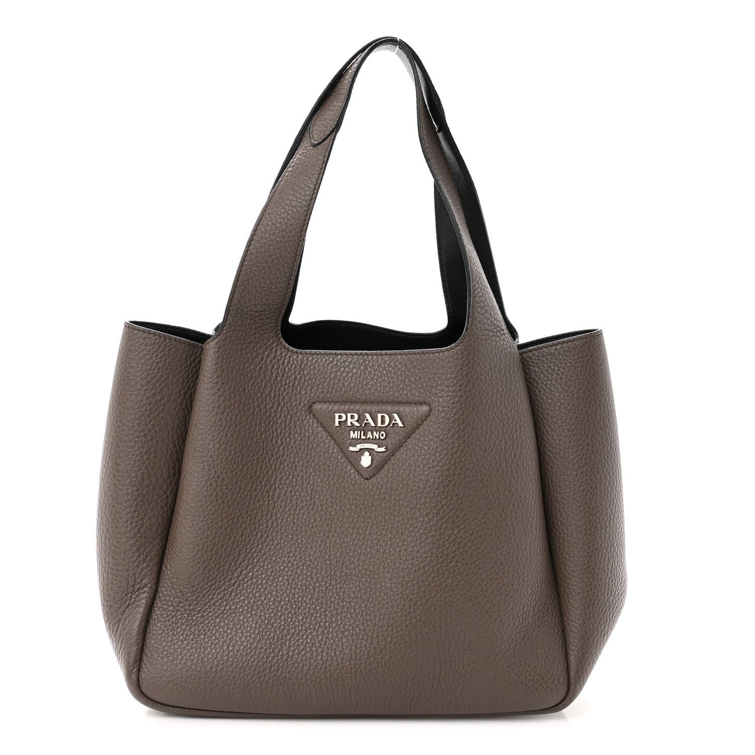 Prada Vitello Daino Soft Medium Dynamique Tote Bambu 1 of 10
