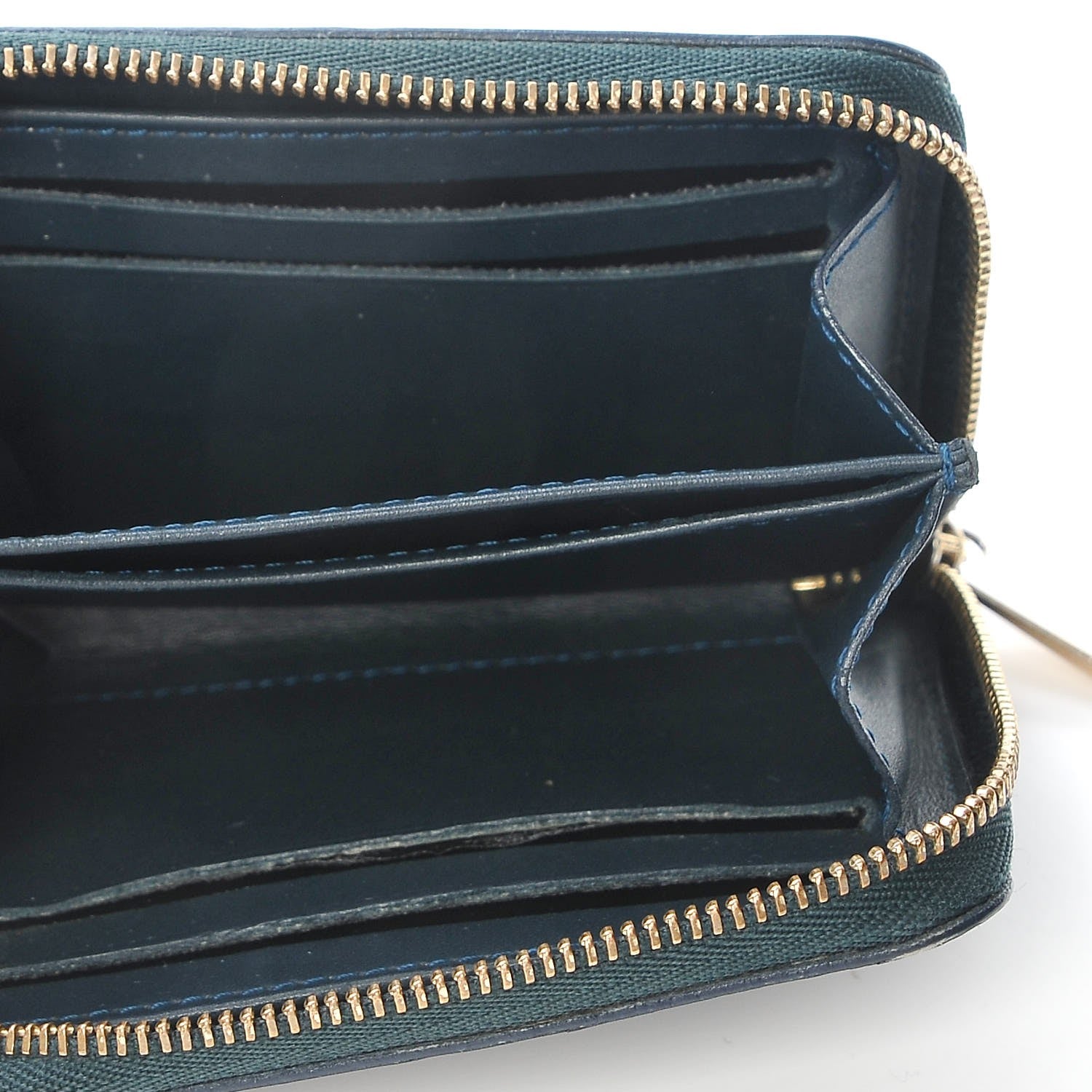 Louis Vuitton Vernis Zippy Coin Purse Blue Nuit 5 of 9