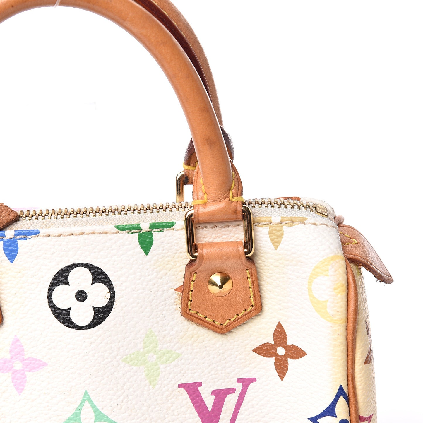Monogram Multicolor Mini Sac HL Speedy White