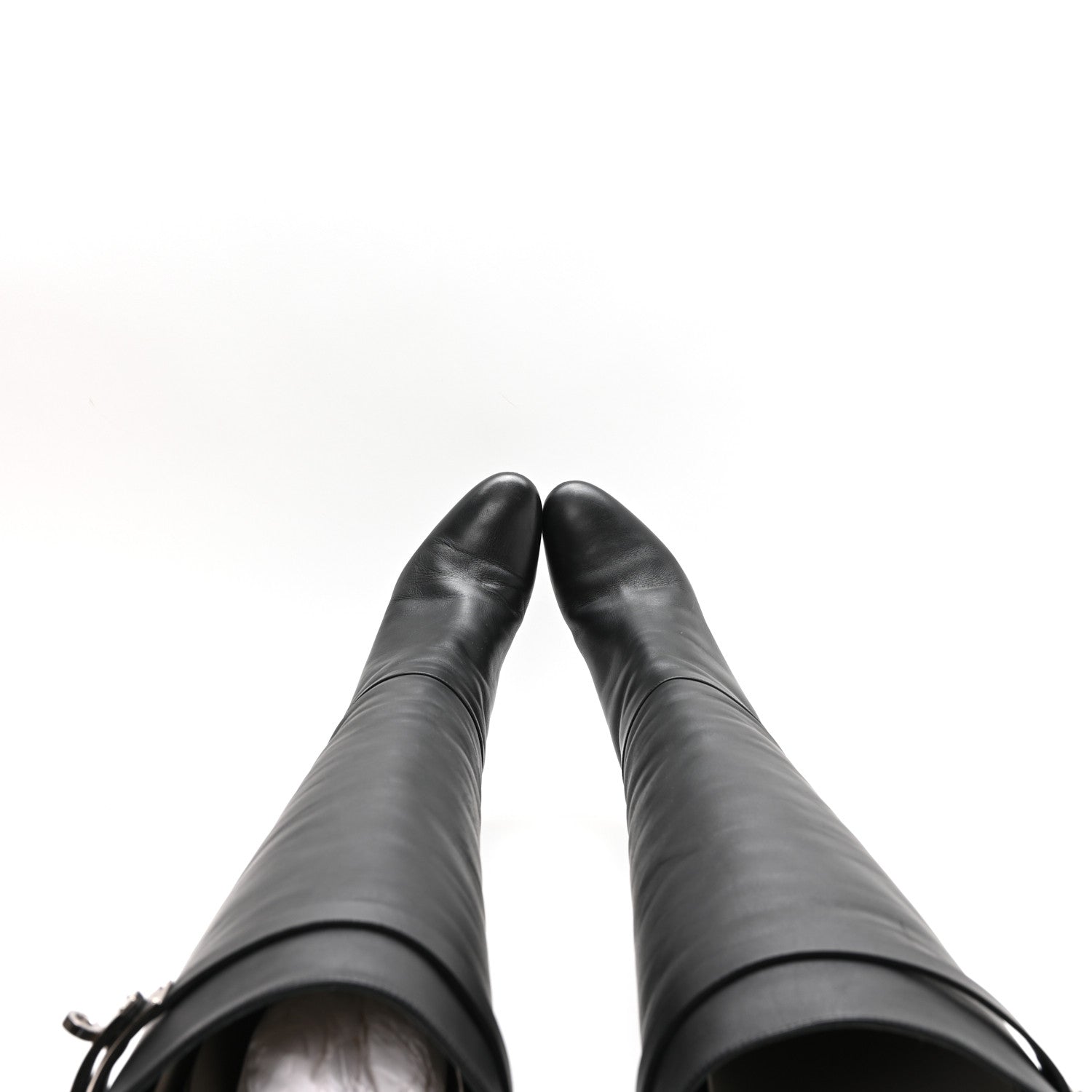 Hermes Heritage Calfskin Story Boots 40 Black 2 of 9