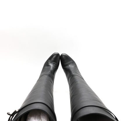 Hermes Heritage Calfskin Story Boots 40 Black 2 of 9