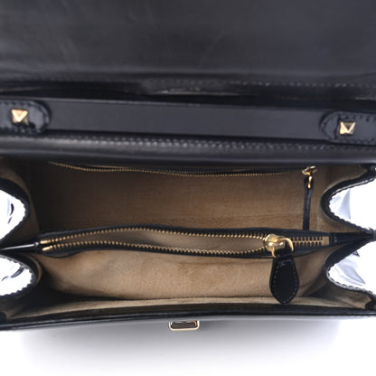 Valentino Garavani Patent Rockstud Single Handle Bag Black 4 of 4